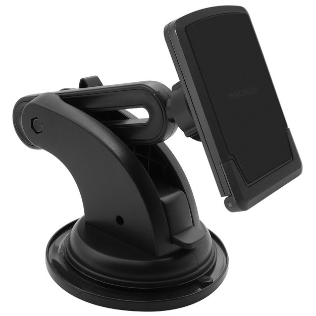 Macally Dashboard And Windshield Suction Cup Magnetic Phone Mount Holder With Extendable Arm