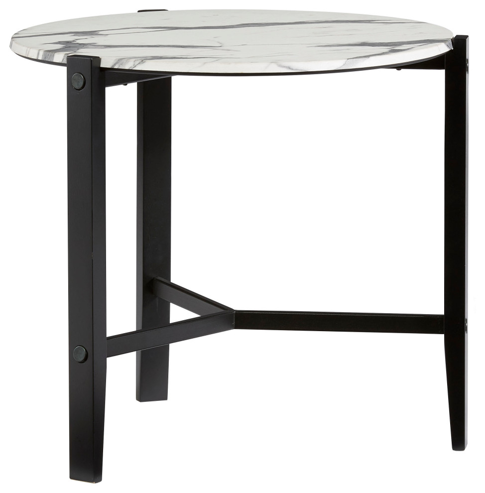 Rowen End Table   Transitional   Side Tables And End Tables   by HedgeApple  Houzz