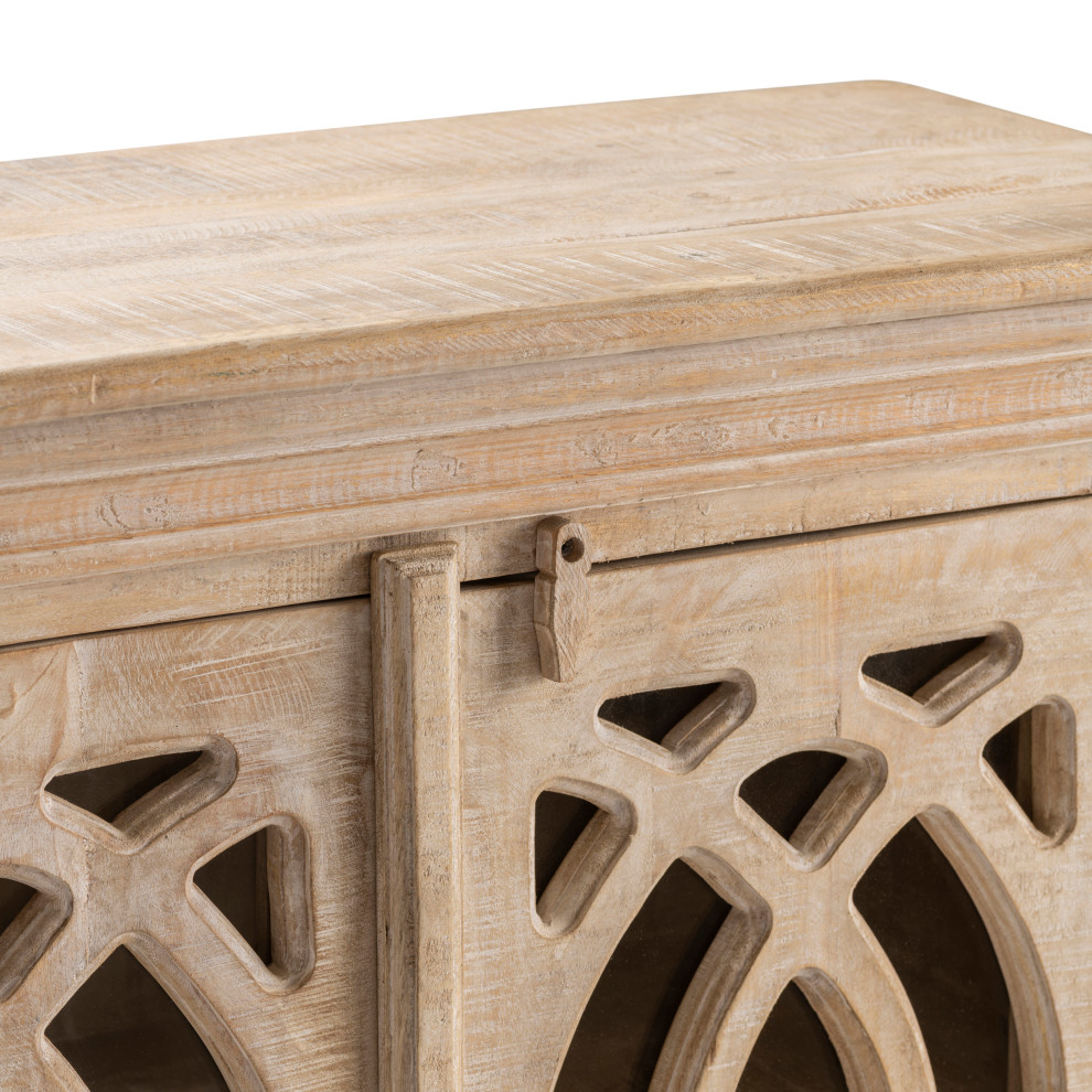 Cathedral Two Door Chest   French Country   Accent Chests And Cabinets   by Crestview Collection  Houzz