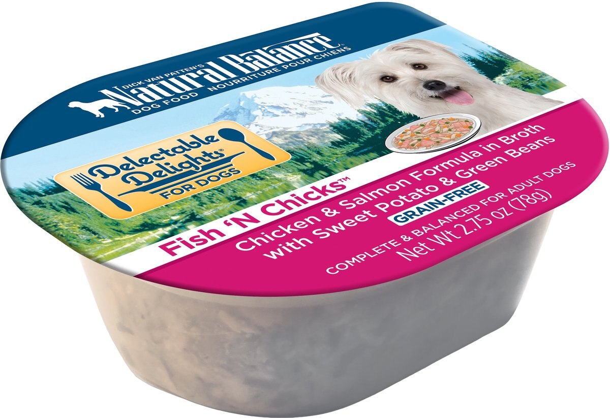 Natural Balance Delectable Delights Fish 'N Chicks Grain-Free Wet Dog Food