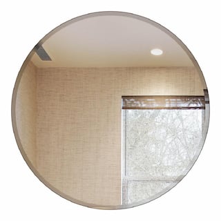 Fab Glass and Mirror Medium Round Beveled Glass Mirror (36 in. H x 36 in. W) 799456351780