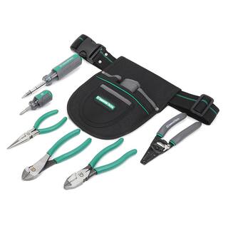 Commercial Electric Electrician's Tool Set (7-Piece) with Pouch CE180608