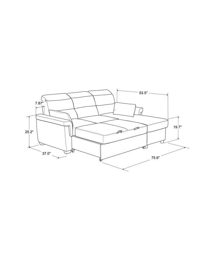 Serta Fort Tason Sectional Sofa