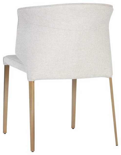 Zayden Dining Chair  Belfast Oatmeal   Contemporary   Dining Chairs   by Sunpan Modern Home  Houzz