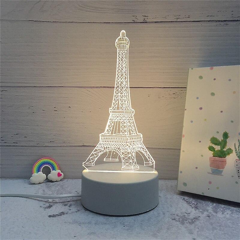 3D LED Lamp - Eiffel Tower