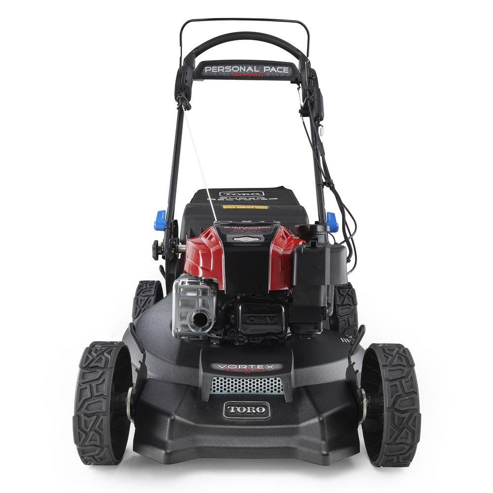 Toro 21 in. Super Recycler Personal Pace SmartStow 190cc BriggsStratton Electric Start Self Propelled Walk Behind Lawn Mower 21564