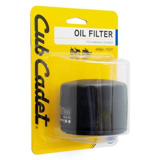 Cub Cadet Replacement Engine Oil Filter for Premium Kawasaki 22-24 HP Engines 490-201-C007