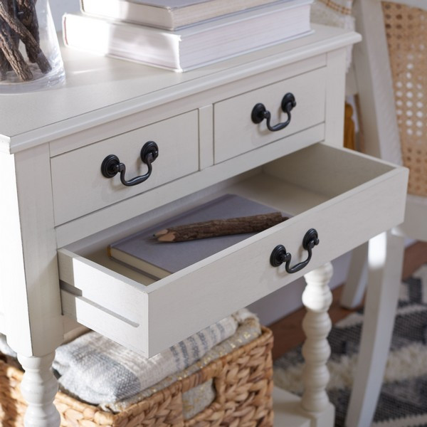 Athena 3 Drawer Console Table   French Country   Console Tables   by Safavieh  Houzz