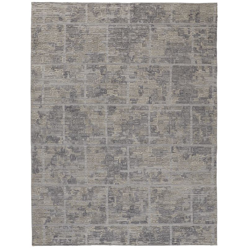 Weave and Wander Huntley Luxe Geometric Maze Rug