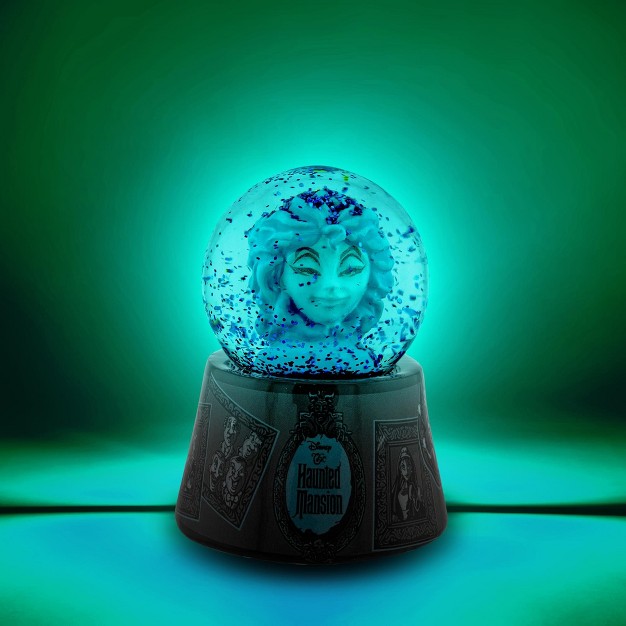 Silver Buffalo Disney Haunted Mansion Madame Leota Light up Mini Snow Globe 2 75 Inches Tall