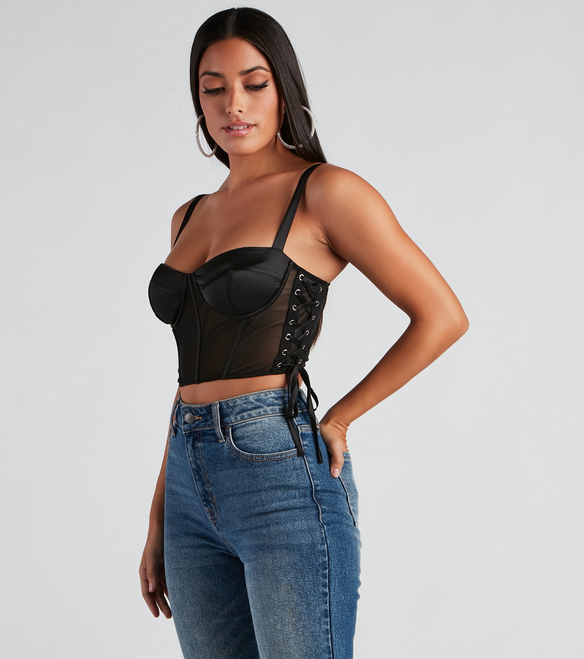 Fantasy Babe Lace-Up Bustier