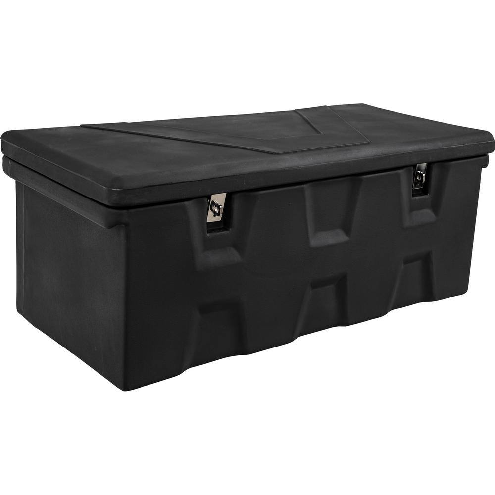 Buyers Products Company 23 in. x 25 in. x 77 in. Matte Black Plastic All-Purpose Truck Tool Box Chest 1712260