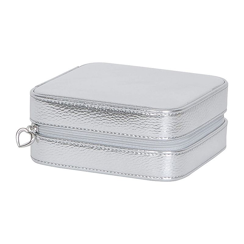 Mele and Co. Metallic Faux-Leather Luna Travel Jewelry Case