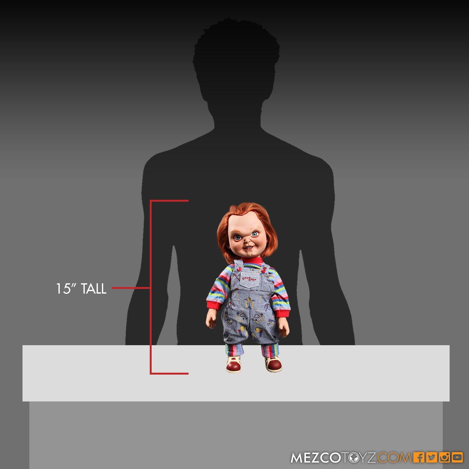 Mezco Toyz 15 inch Mega Good Guy Chucky With Sound