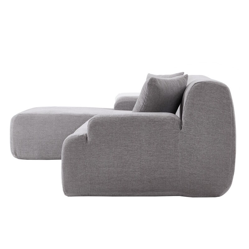 2 Piece Free Combination Modern Large L Shape Modular Sectional Sofa