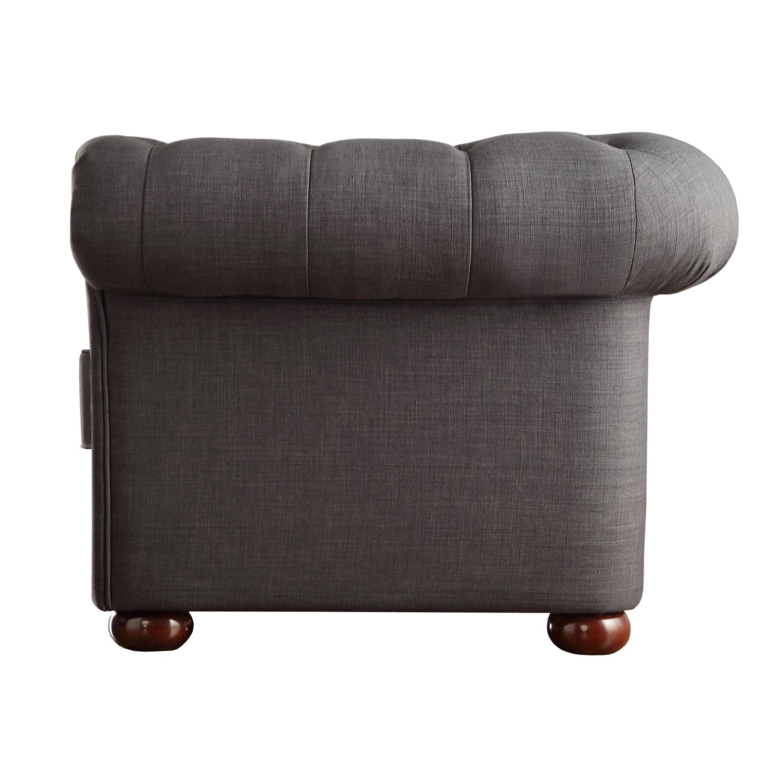 HomeVance Vanderbilt Chesterfield Button Tufted Arm Chair