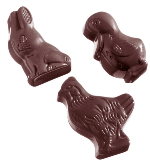 Chocolate World CW1114 Chocolate mould easter anim...