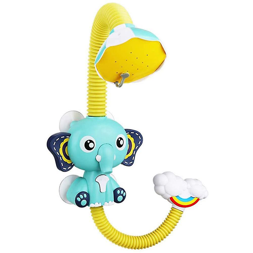 Baby Bath Toys Electric Elephant Animal Sucker Electric Shower Rain Head Children Bathing Time Game Toy