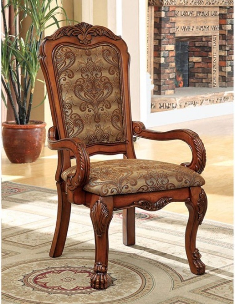 Benzara BM131293 Medieve Traditional Arm Chairs  Set of 2   Victorian   Armchairs And Accent Chairs   by Uber Bazaar  Houzz