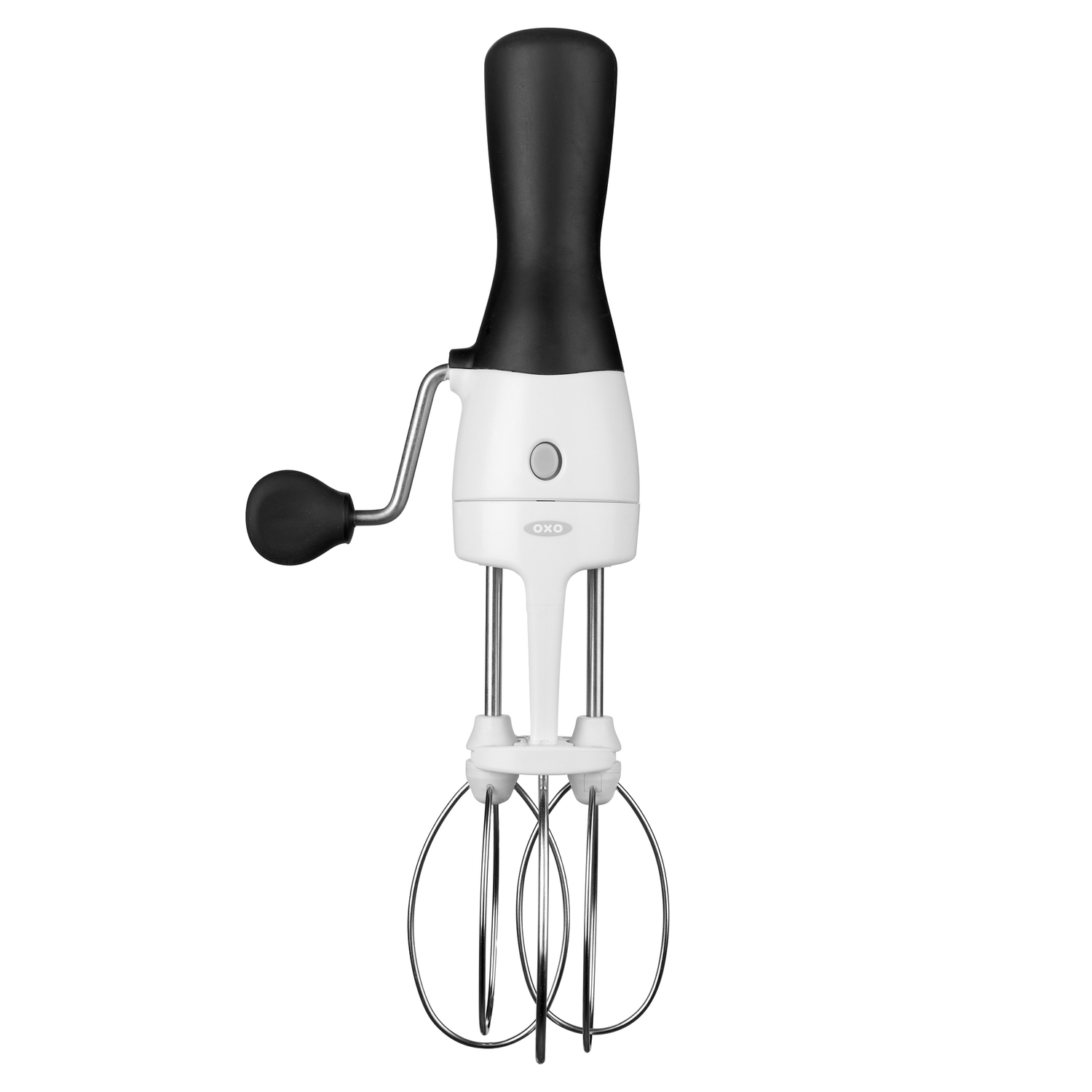 OXO Good Grips Black/White Plastic/Stainless Steel Egg Beater