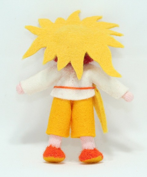 Eco Flower Fairies Sun Child (bendable felt doll)