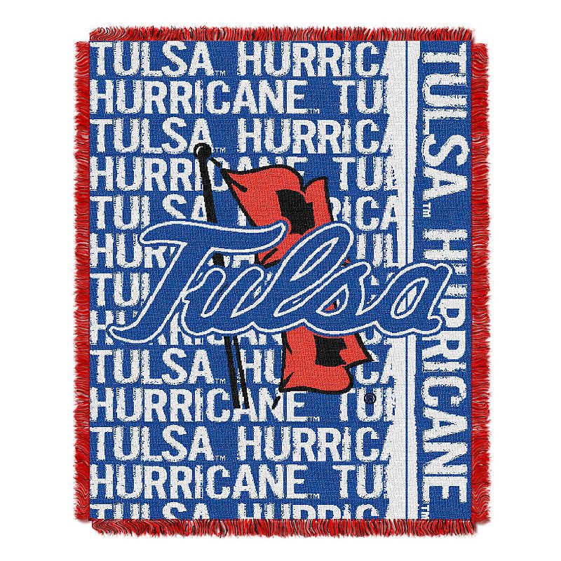 Tulsa Golden Hurricane Jacquard Throw Blanket by Northwest