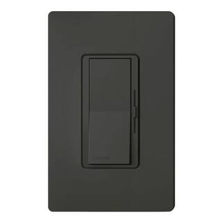 Lutron Diva Dimmer Switch for Electronic Low Voltage 300-WattSingle-Pole or 3-Way Black (DVELV-303P-BL) DVELV-303P-BL