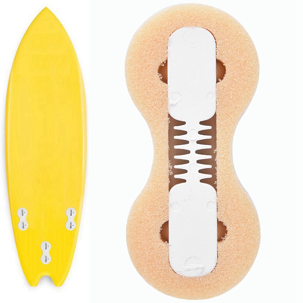 1 Pcs Fcs Fin Box Surfboard Surfing Plug Board Fins Stern Groove Accessories Kit Setwhite