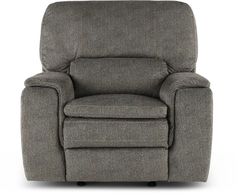 Cyprus Silver Gray Transitional Rocker Recliner