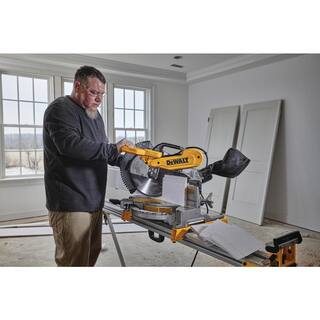 DW 12 in. 15 Amp Compound Double Bevel Miter Saw and Heavy-Duty Miter Saw Stand DWS716W723