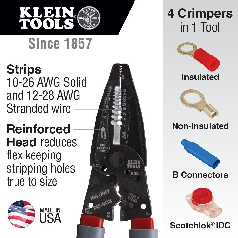 Klein Tools Wire Stripper/Crimper Multi-Tool 1019 from Klein Tools