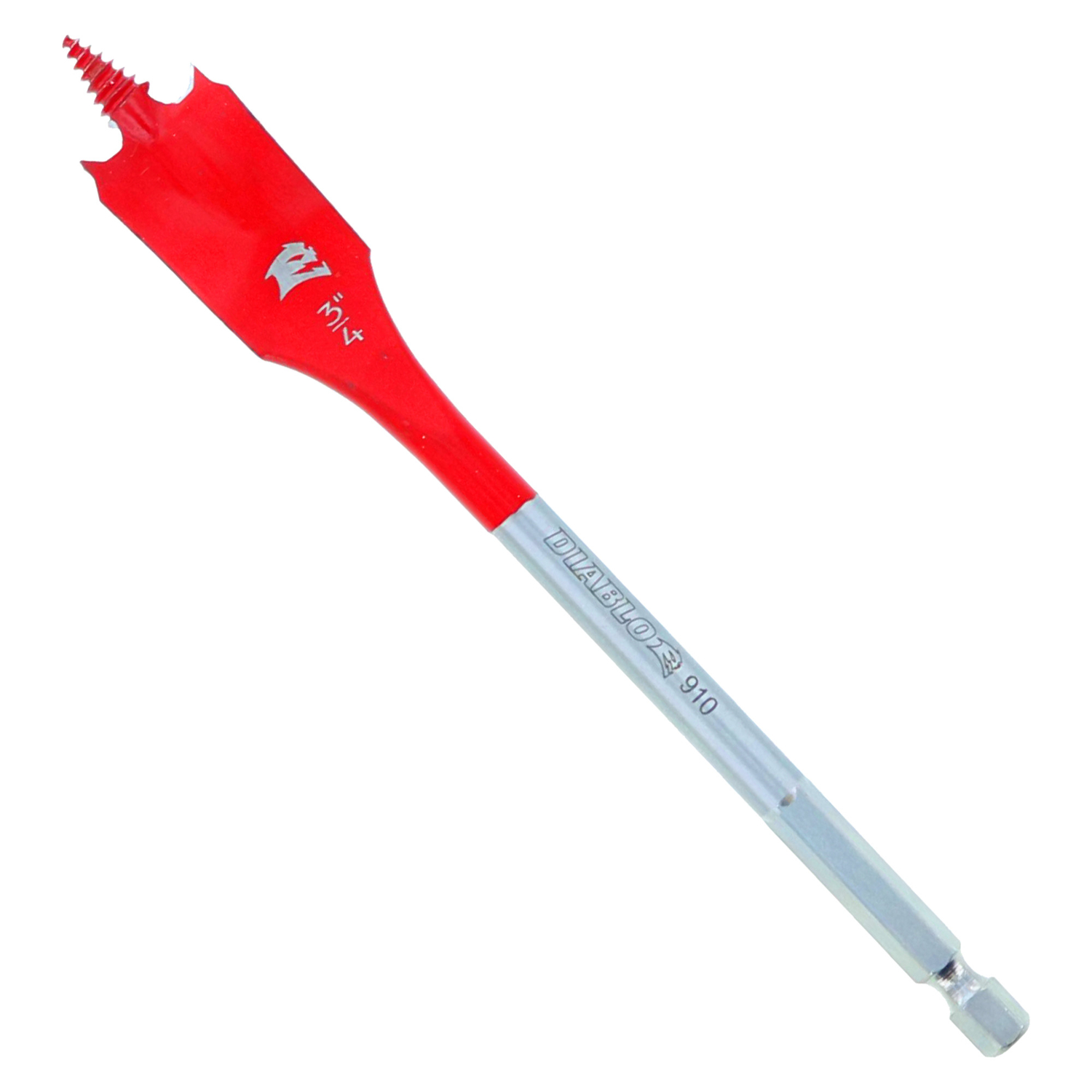 Diablo SPEEDemon 3/4 in. X 6 in. L High Speed Steel Spade Bit 1 pk