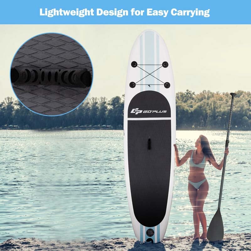 10' Inflatable Stand Up Paddle Board with Paddle Pump - Size M