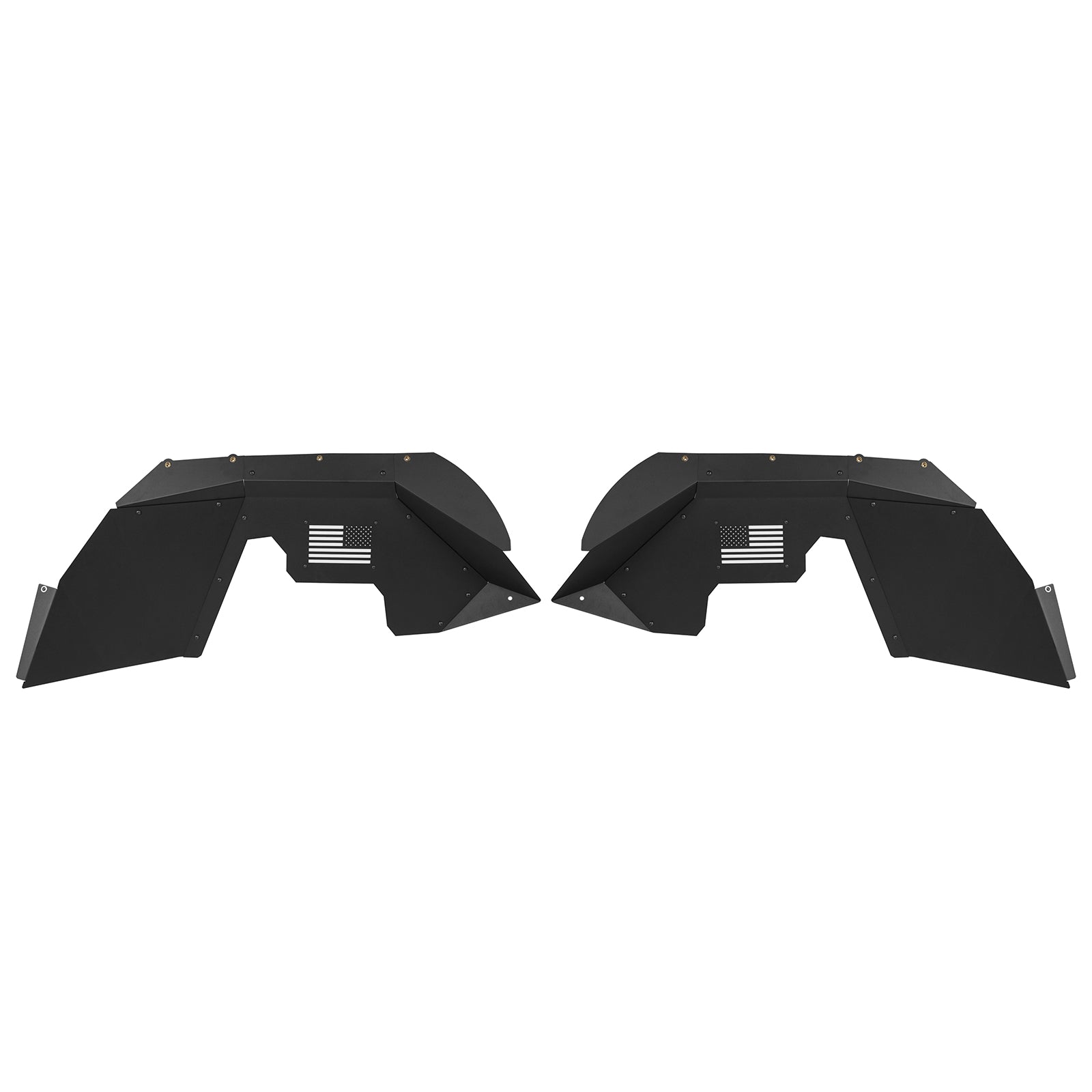 Hooke Road Fit 2007-2018 Jeep Wrangler JK Front Inner Fender Liner Flares