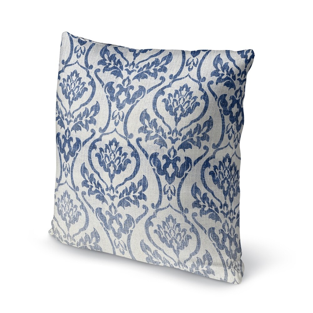 Kavka Designs blue/ white seabury accent pillow with insert