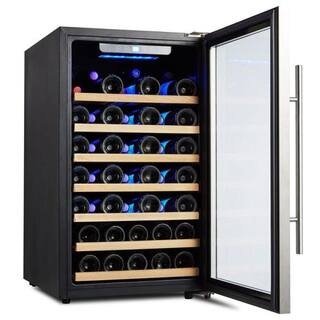 Kalamera 50 Bottle Compressor Wine Refrigerator Single Zone with Touch Control KRC-52SZF