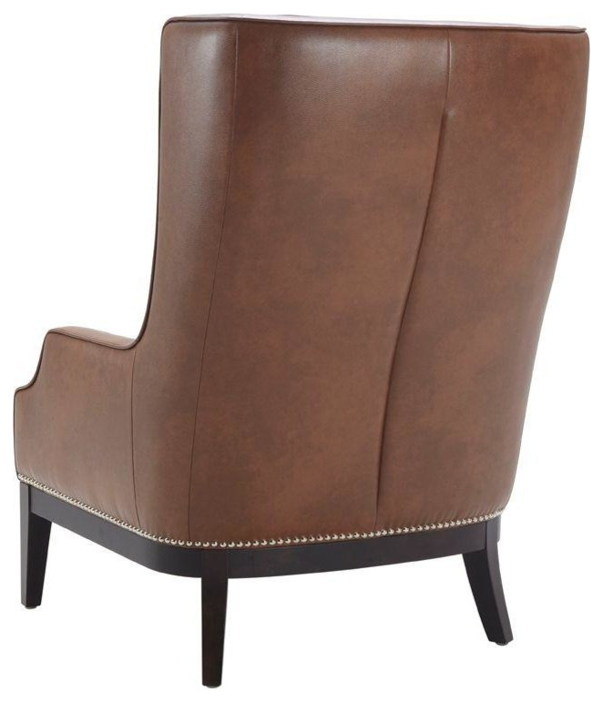 Logan Armchair   Cognac   Transitional   Armchairs And Accent Chairs   by Virgil Stanis Design  Houzz