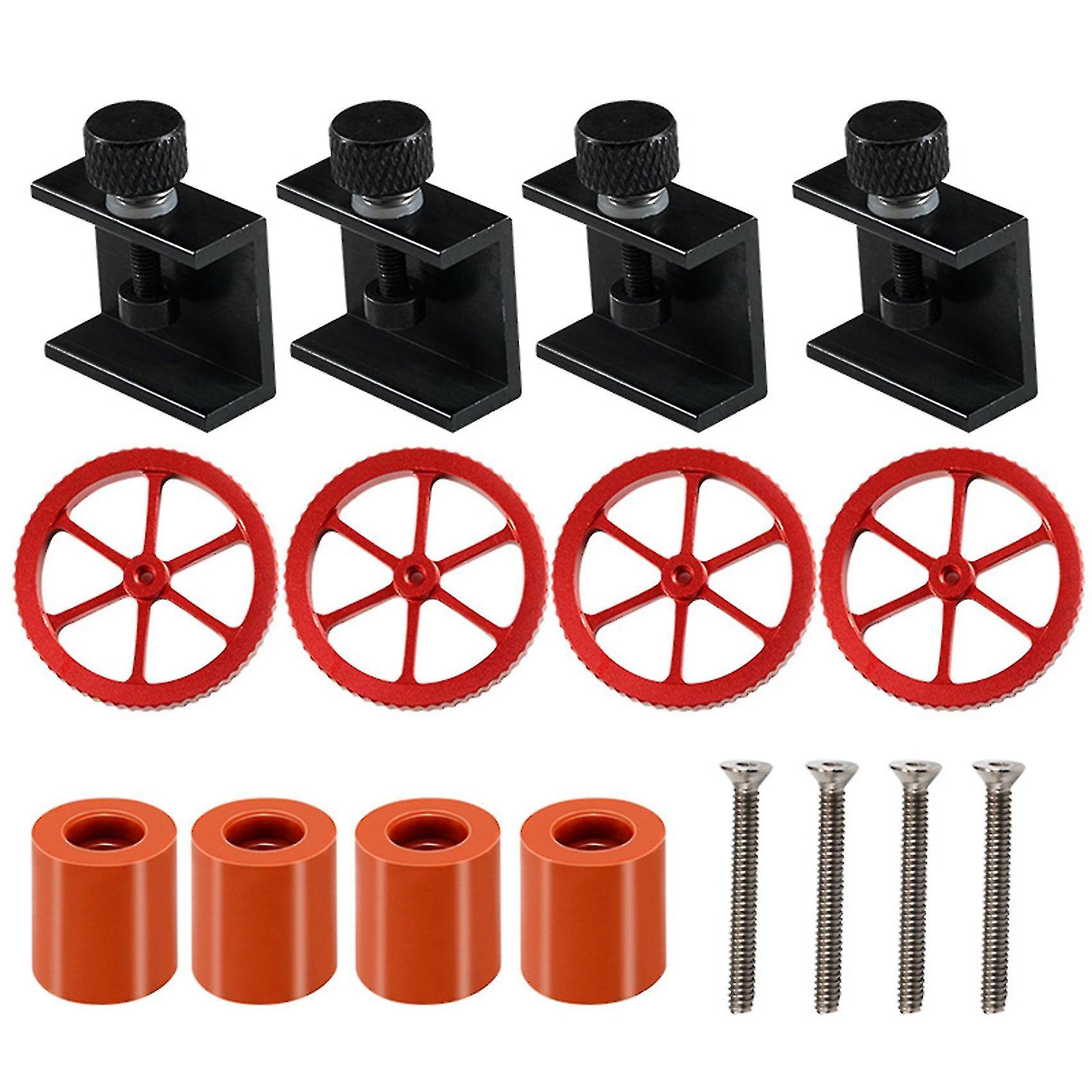 3d Printer Stay Level Upgrade Parts，m4 Metal Leveling Nut Set， For Ender 3/3 V2 Ender 5 Cr-10 Cr 20