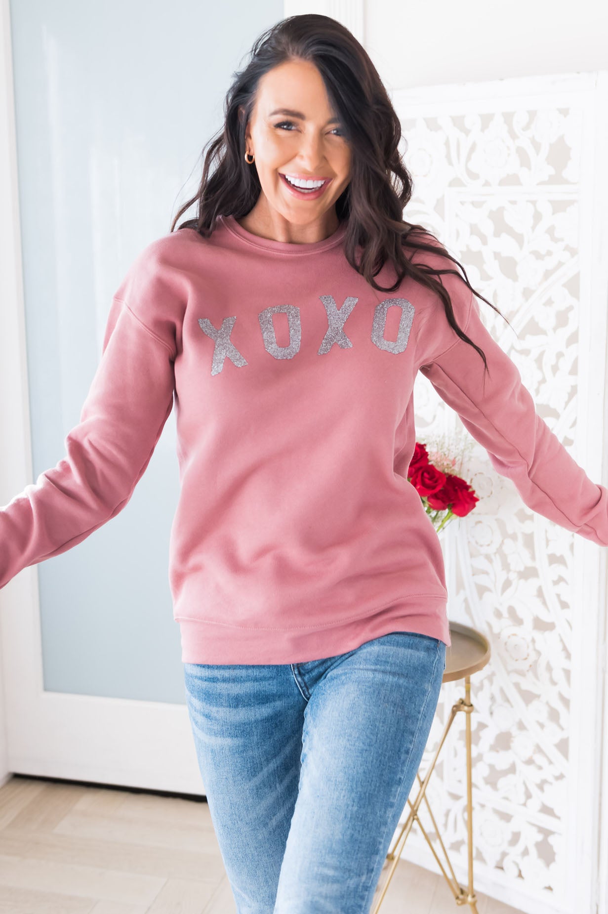 Hugs & Kisses Modest Sweatshirt