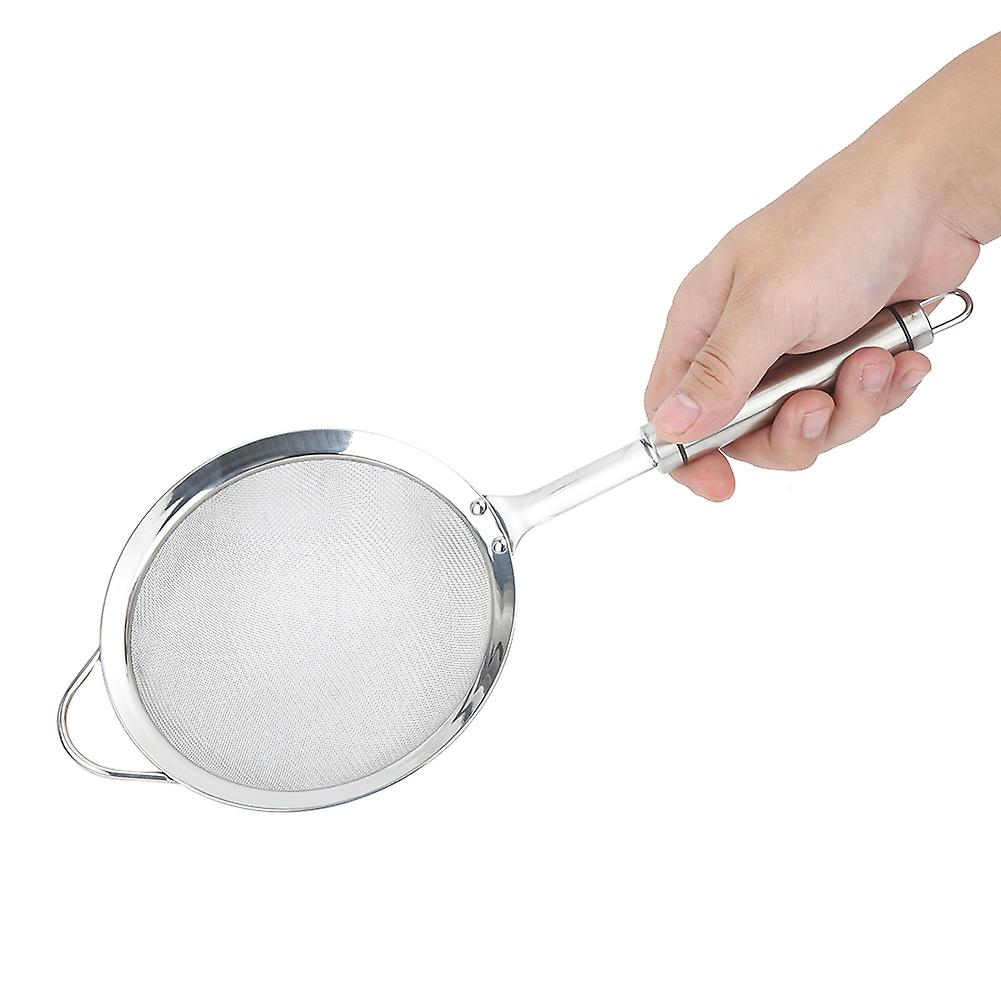 Stainless Steel Long Handle Filter Spoon Strainer Kitchen Utensil Cooking Strain Tool