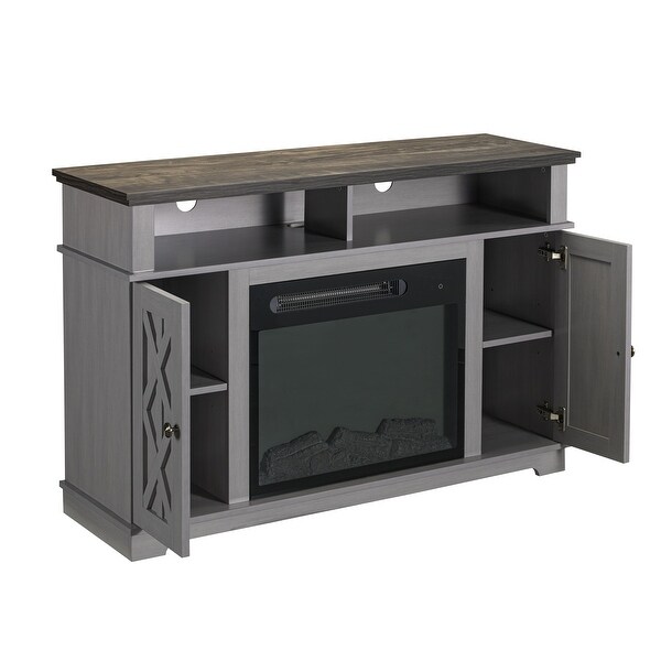 48 in. TV Stand Console for TVs up to 55 in. with Electric Fireplace - 48