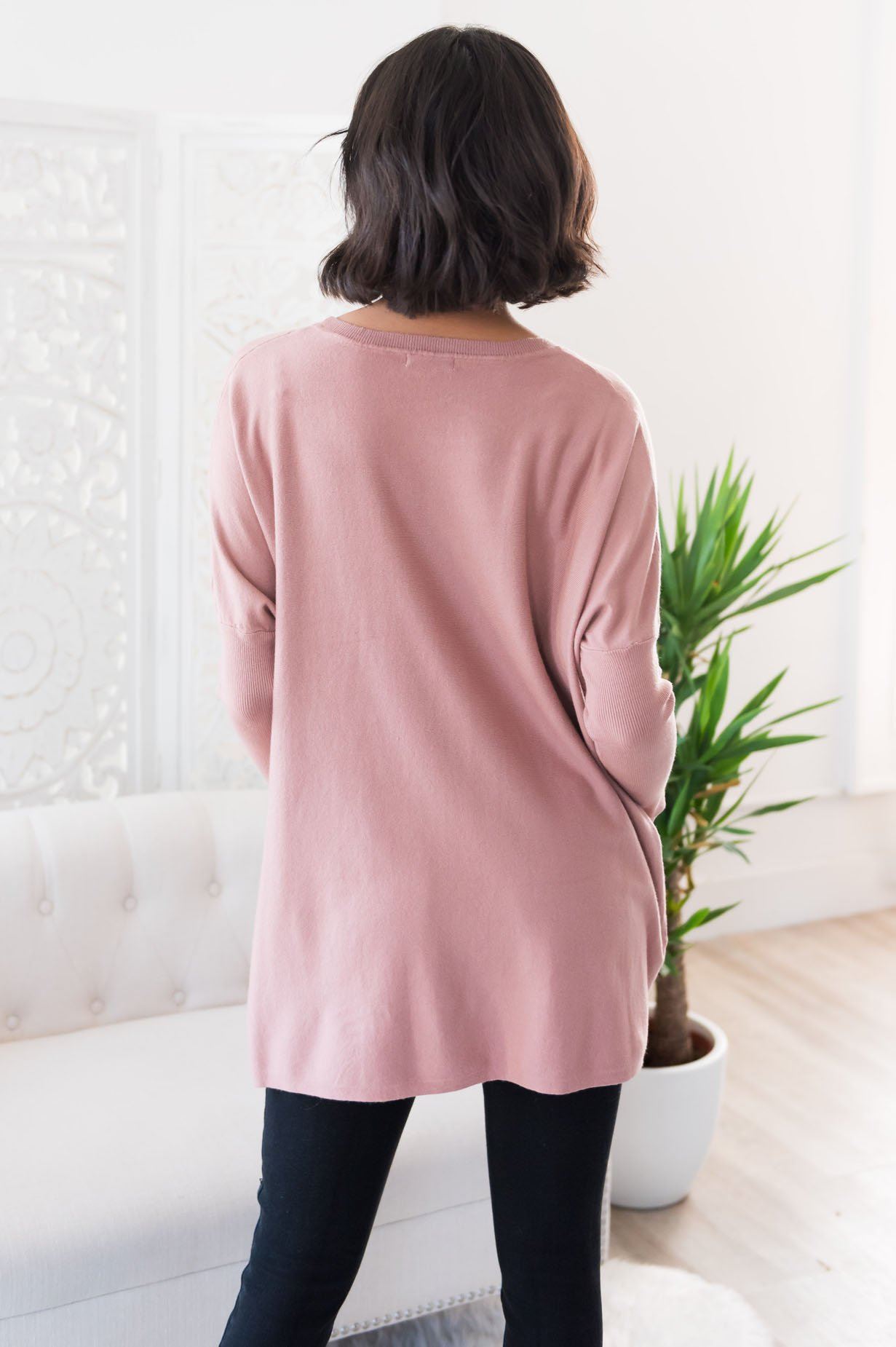 Casual Chic Modest Oversize Sweater