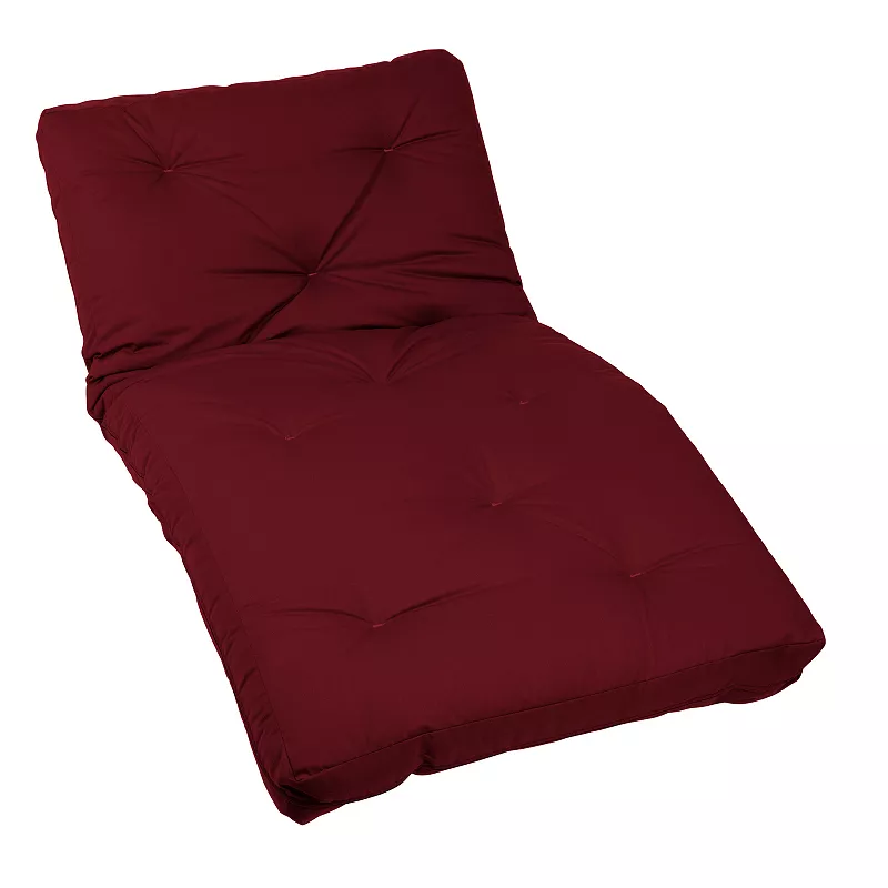 6-in. Faux Suede Futon Mattress