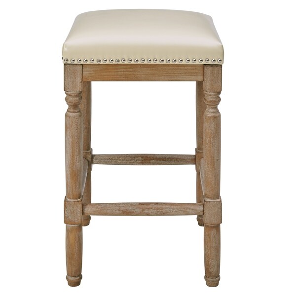 Ernie Bonded Leather Counter Stool