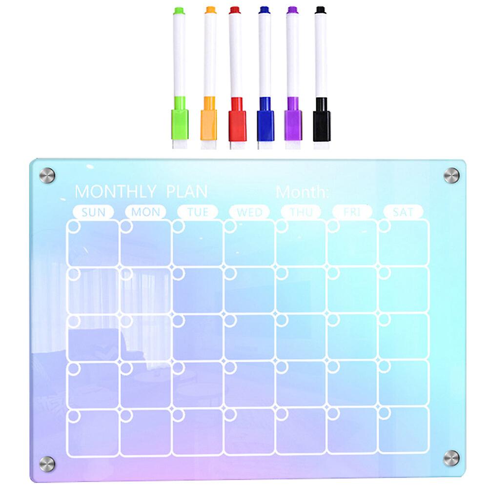 1 Set Of Acrylic Table Board Planner Board Dry Erase Board To Do List Planner Desktop Memo Board