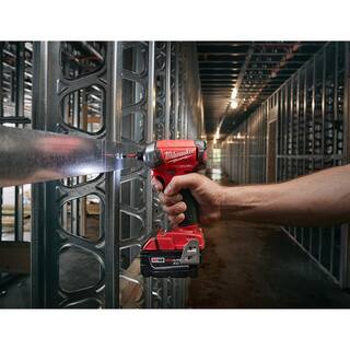 MW M18 FUEL SURGE 18V Lithium-Ion Brushless Cordless 14 in. Hex Impact Driver with XC 5.0 Ah Battery 2760-20-48-11-1850