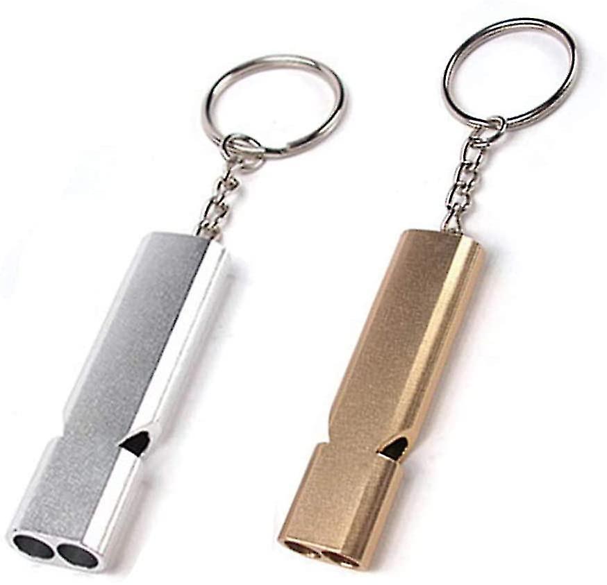 Referee Whistle， Metal Whistle， Sports Survival Whistle 120db Outdoor Camping