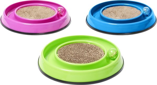 Ethical Pet Rockin' Cat Scratcher Toy， Color Varies