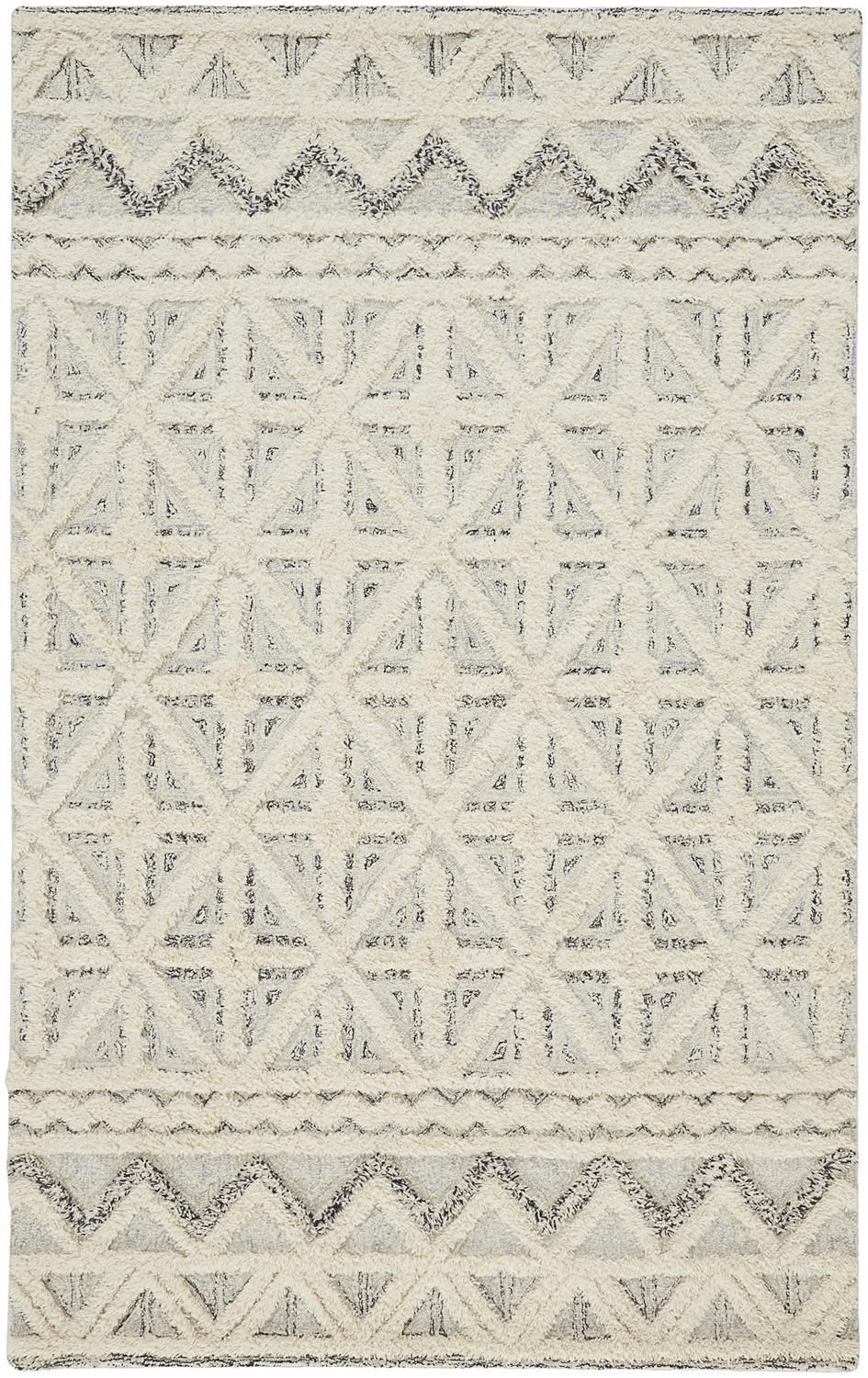 Elika Hand Tufted Ivory Rug by BD Fine