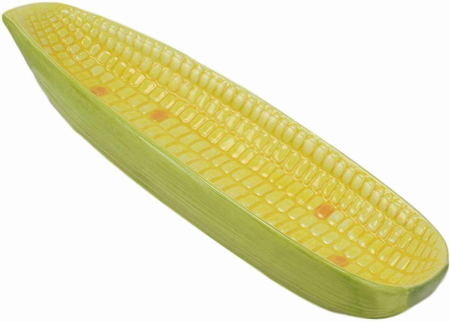 1 Corn Dish Collectible Vegetable Ceramic Glass Kitchen Platter Plate EBR02